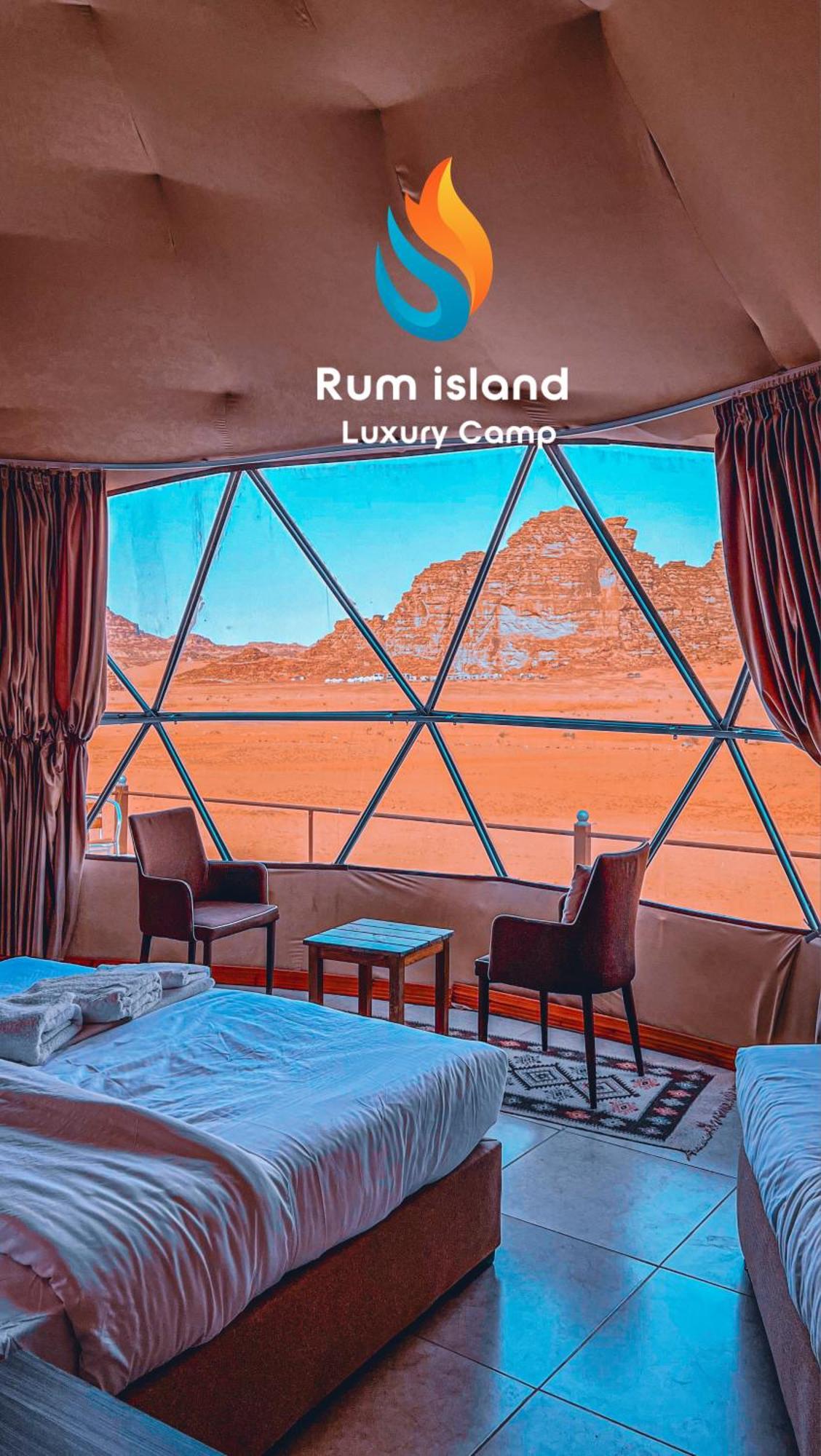 Rum Island Luxury Camp & Bubbles Hotel Wadi Rum Eksteriør bilde