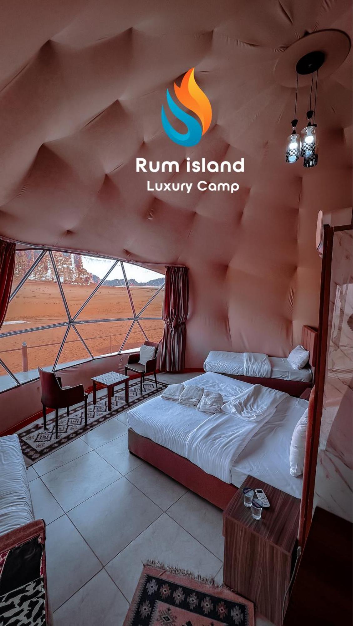 Rum Island Luxury Camp & Bubbles Hotel Wadi Rum Eksteriør bilde