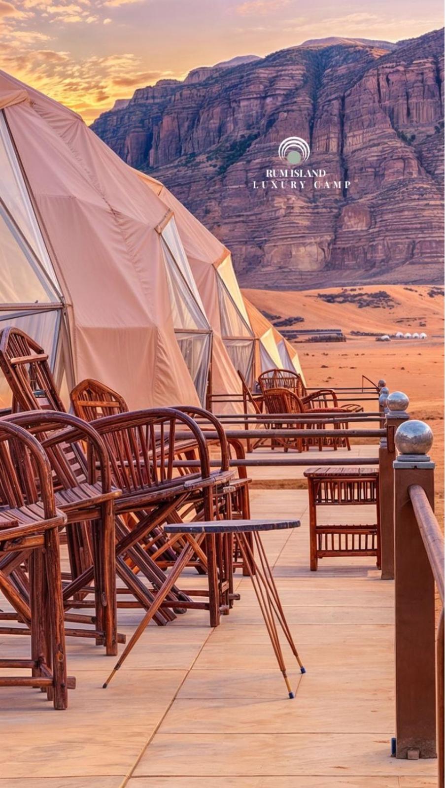 Rum Island Luxury Camp & Bubbles Hotel Wadi Rum Eksteriør bilde