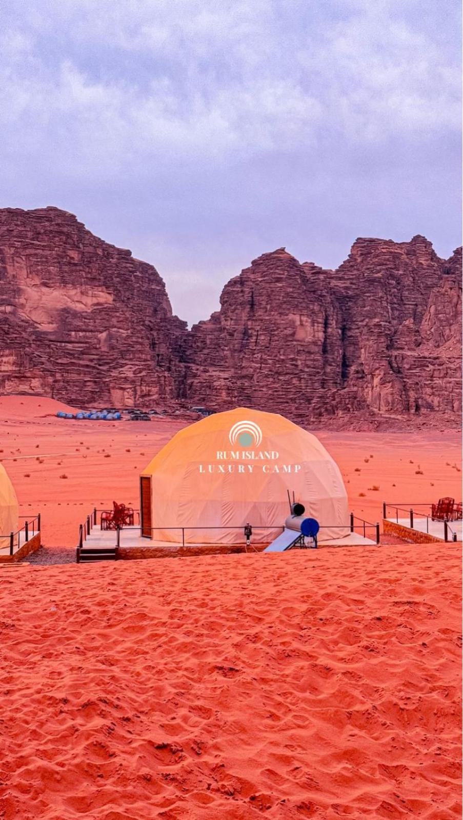 Rum Island Luxury Camp & Bubbles Hotel Wadi Rum Eksteriør bilde