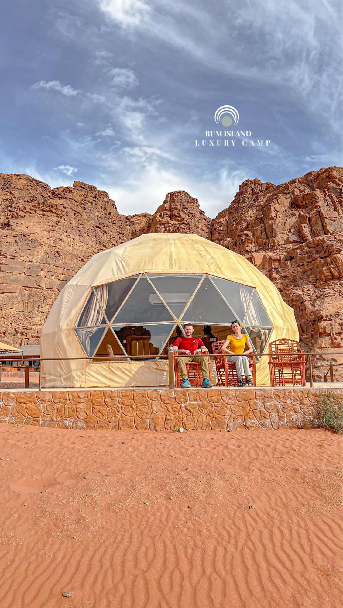 Rum Island Luxury Camp & Bubbles Hotel Wadi Rum Eksteriør bilde