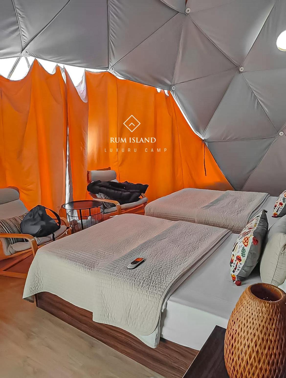 Rum Island Luxury Camp & Bubbles Hotel Wadi Rum Eksteriør bilde